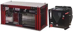 Oil rig generator for 4 wheel drive trucks